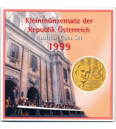 Austria. Set of circulation coins 1999 - 6 pcs