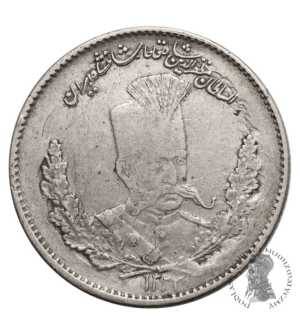 Iran, Muzaffar al-Din Shah 1896-1907 AD. 2000 Dinars (2 Kran), AH 1323 / 1905 AD,