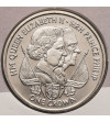 Wyspa Man. Oficjalna pamiątkowa moneta, 1 korona (crown), JKM Królowa Elżbieta II, JKM Książę Filip, 2011