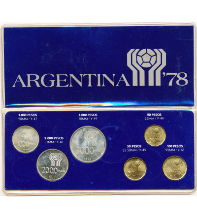 Argentina. Original commemorative set from the 1978 World Cup
