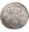 Netherlands, Overijssel. Zilveren Dukaat / Silver Ducat 1735, mint mark heron