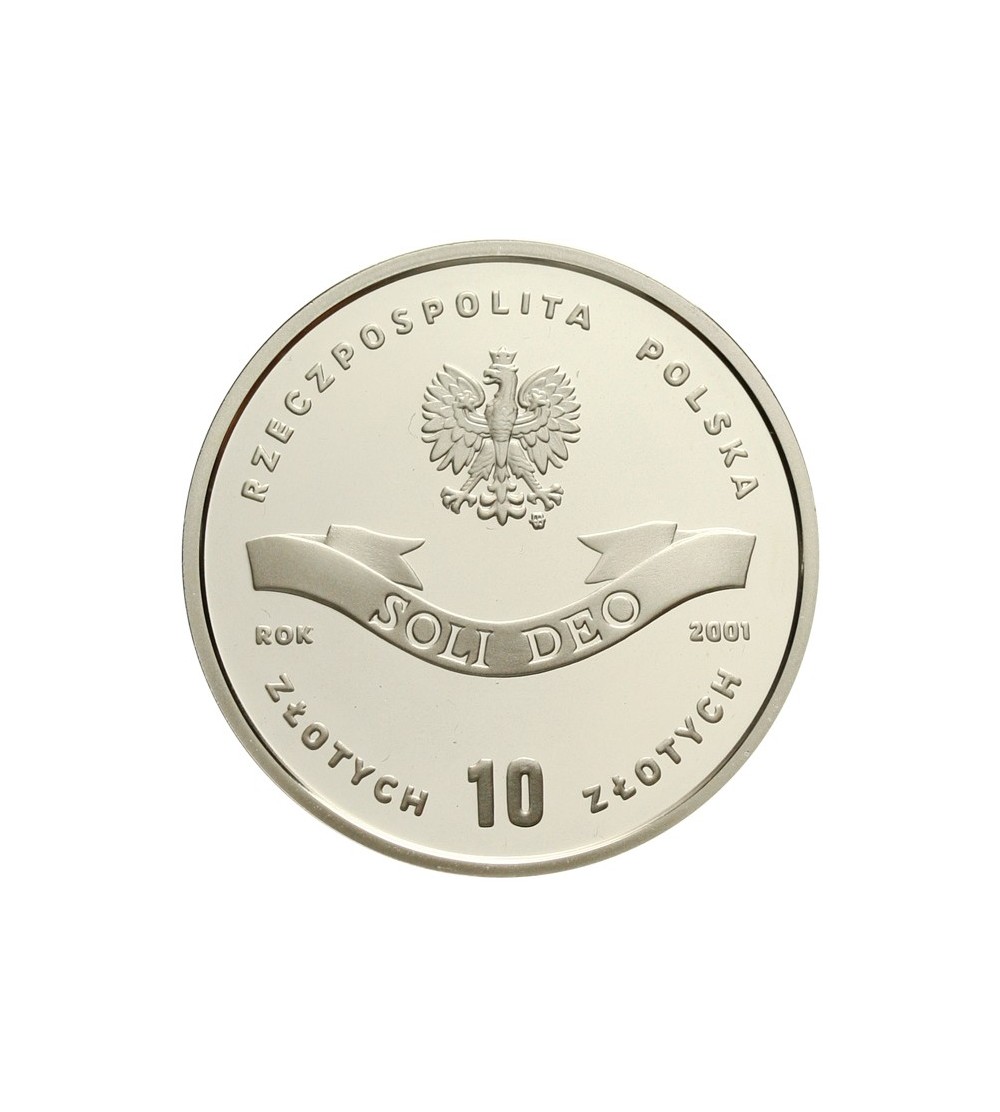 10 złotych 2001 - Kardynał Stefan Wyszyński 10 złotych 2001 - Kardynał Stefan Wyszyński
