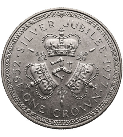 Isle of Man. 1 Crown 1977, Silver Jubilee