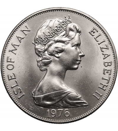 Isle of Man. 1 Crown 1976, Centenary of the Horse Tram