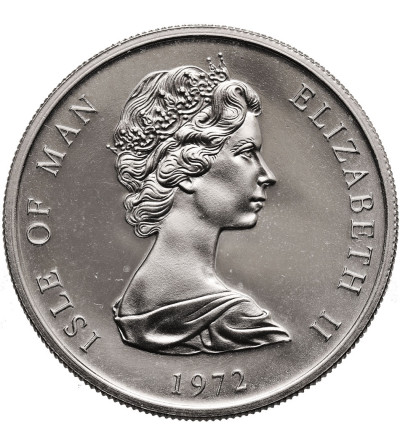 Isle of Man. 25 Pence (Crown) 1972, Silver Wedding Anniversary