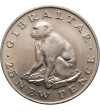 Gibraltar. 25 nowych pensów (Crown) 1971, małpa