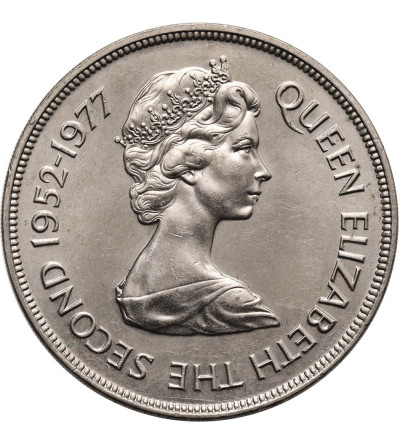 Guernsey. 25 Pence 1977, Queen's Silver Jubilee