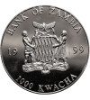 Zambia. 1000 Kwacha 1999, the new euro pean currency, the founders of europe