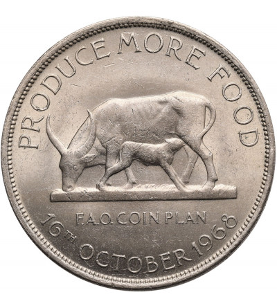 Uganda. 5 Shillings 1968, F.A.O.