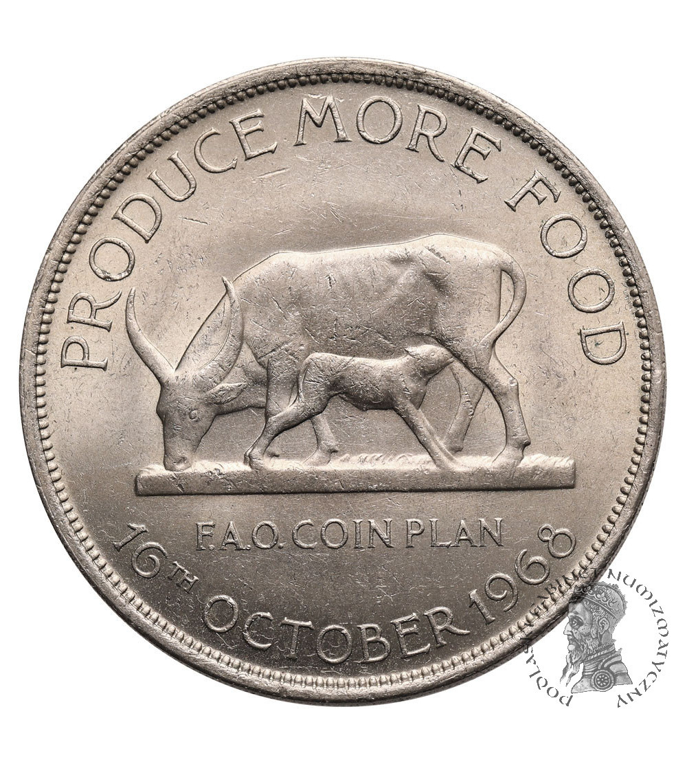 Uganda. 5 Shillings 1968, F.A.O.