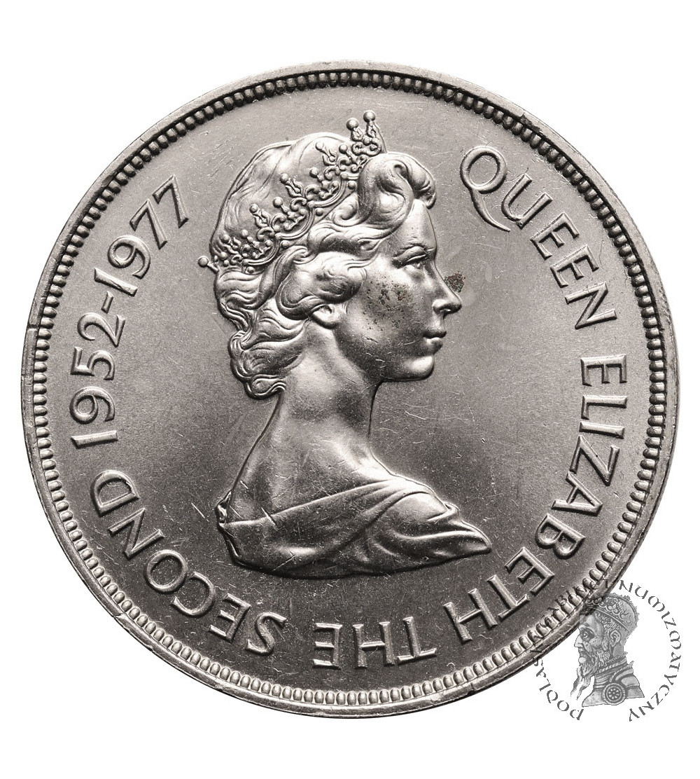Saint Helena Island. 25 Pence (Crown) 1977, Aldabra giant tortoise