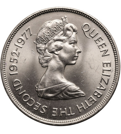 Falklandy. 50 pensów 1977, Srebrny Jubileusz Panowania Elżbiety II