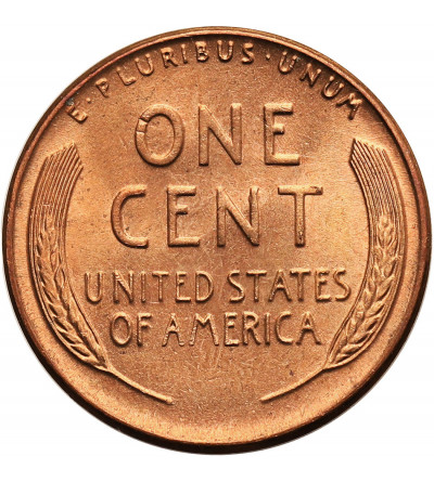 USA. 1 Cent (Lincoln Cent - wheat Ears) 1958, Filadelfia