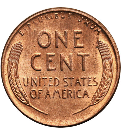 USA. 1 Cent (Lincoln Cent - wheat Ears) 1957 D, Denver