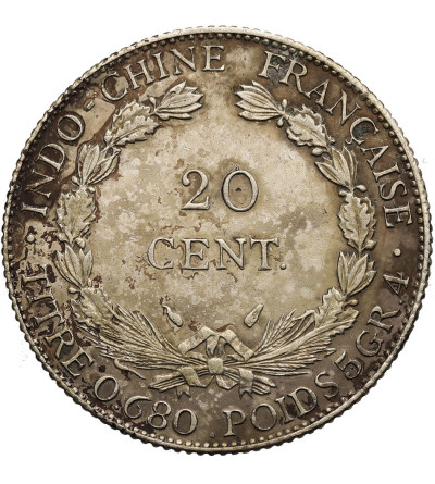 French Indo-China. 20 Cents 1937