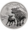 Australia. 1 dolar 2021 P, Chiński Horoskop - Rok Wołu (1 Oz .999)