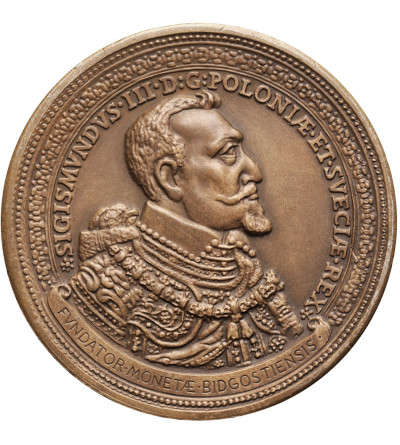 Poland, medal celebrating the 50th anniversary of the Bydgoszcz branch of the PTAiN, 1985