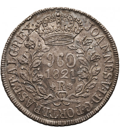 Brazil, Joao VI 1818-1822. 960 Reis 1821 R, Rio de Janeiro