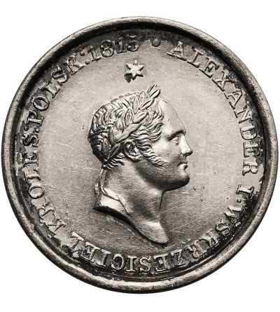 Poland / Russia. Silver Medal 1826, Memory of Alexander's I Death