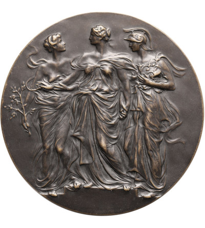 Belgia, Gent (Gandawa). Medal 1923, upamiętniający Wystawę Krajową Handlu i Przemysłu