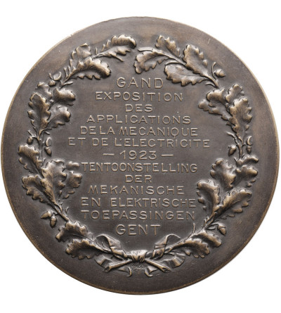 Belgium, Gent (Ghent). Commemorative Medal 1923, National Exhibition Trade and Industry