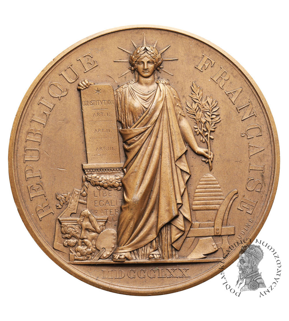 Francja. Medal za gołębie pocztowe, Ministerstwo Wojny, 1870