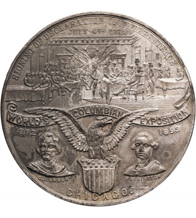 USA. Medal commemorating the 1893 World's Columbian Exposition