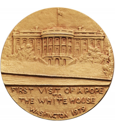 USA. Medal wybity na pamiątkę Pierwszej Wizyty Papieża Jana Pawła II w Białym Domu, 1979