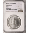 Mongolia. Tugrik (Tögrög) AH15 / 1925 AD, St. Petersburg (Leningrad) Mint - NGC MS 61