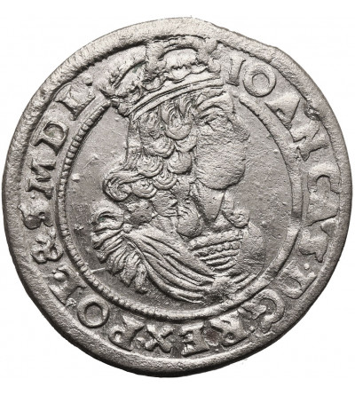 Poland, Jan Kazimierz 1648-1668. Szostak (6 Groschen) 1666 AT, Bydgoszcz (Bromberg) mint