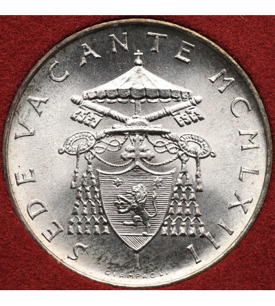 Watykan. 500 Lire 1958 (MCMLVIII), Sede Vacante