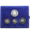 Austria. Rocznicowy srebrny zestaw Proof, Uniwersytetu w Wiedniu: 5, 10, 25, 50 Schilling 1965