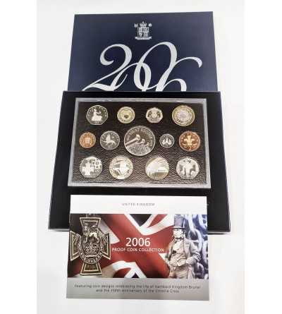 Wielka Brytania. Zestaw Royal Mint Proof Set, 2006