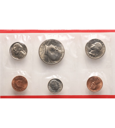 USA. Menniczy zestaw monet 1987 D, Denver, 6 sztuk