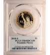 USA. Proof 1 Dollar 2010 S, San Francisco, 14th President Franklin Pierce - PCGS PR 69 DCAM