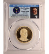 USA. Proof 1 Dollar 2012 S, San Francisco, 22nd President Grover Cleveland - PCGS PR 69 DCAM