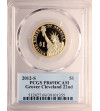 USA. Proof 1 dolar 2012 S, San Francisco, 22. Prezydent Grover Cleveland - PCGS PR 69 DCAM