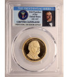 USA. Proof 1 dolar 2012 S, San Francisco, 24. Prezydent Grover Cleveland - PCGS PR 69 DCAM