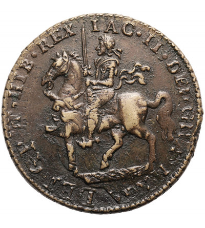 Irlandia, wojna domowa. James II (1685-1691) 1689-1691. Crown (Gunmoney) 1690, Dublin