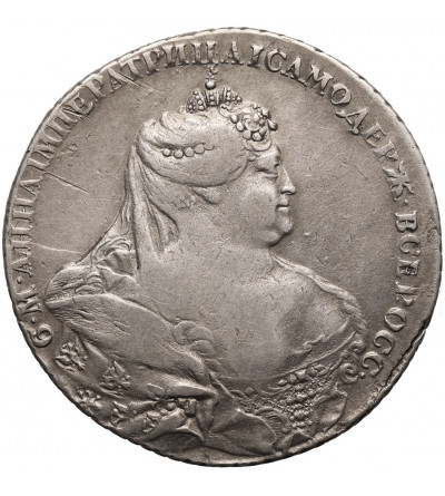 Russia, Anna 1730-1740. Rouble 1737, Moscow - Hedlinger type