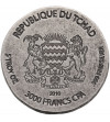 Czad. 3000 Franków 2016, Egyptian Relic Series King Tut (Seria egipskich relikwii - Król Tut), 5 uncji srebra .999
