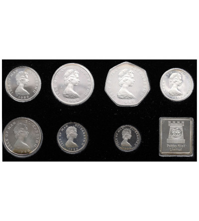 Isle of Man. Sterling Silver Annual Proof Set 1980