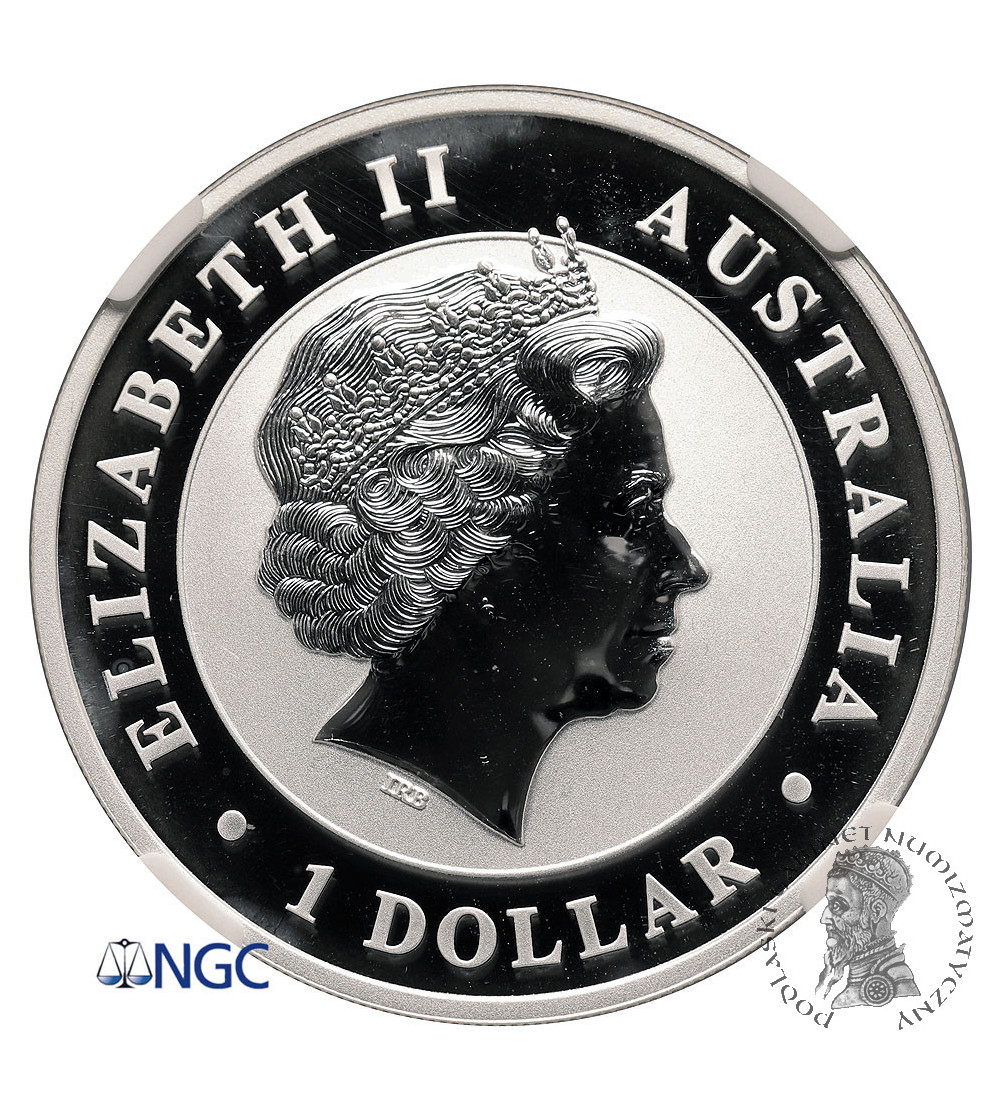 Australia, 1 dolar 2011 P, Koala, (1 uncja .999 srebra) - NGC MS 69