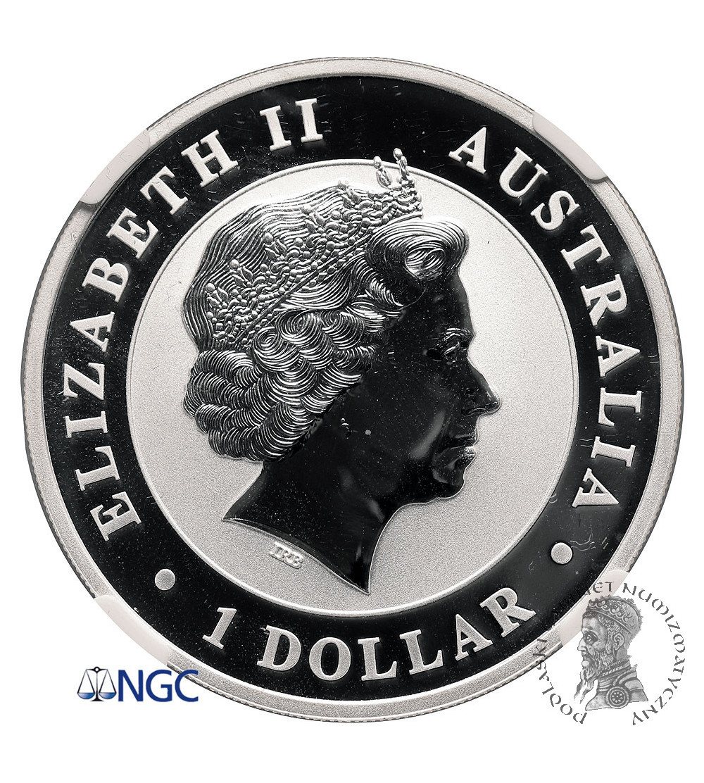 Australia. 1 dolar 2011 P, Koala, (1 uncja .999 srebra) - NGC MS 69