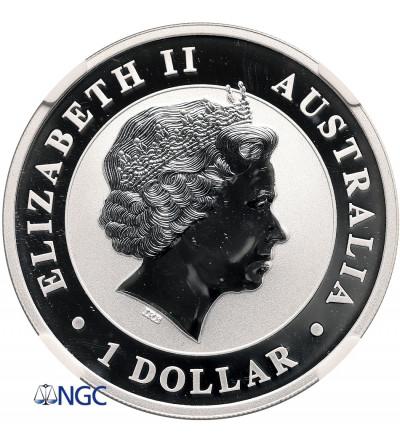 Australia. 1 Dollar 2011 P, Koala, (1 Oz. .999 silver) - NGC MS 69