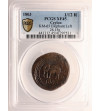 Ceylon, Brytyjska Kolonia. 1/12 Rixdollar 1803, słoń w lewo (26,15 g.) - PCGS XF 45