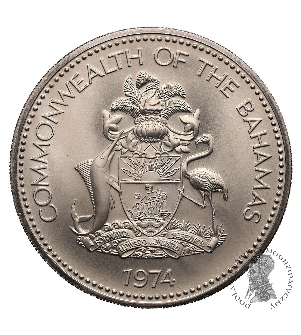 Wyspy Bahama. 10 dolarów 1973, Pierwsza Rocznica Niepodległości