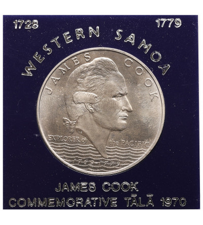 Samoa Zachodnie (Samoa & Sisifo). 1 Tala 1970, James Cook, 200 lecie odkrycia