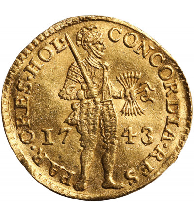 Netherlands, Province Holland. Ducat (Gouden Dukaat) 1743, Holland
