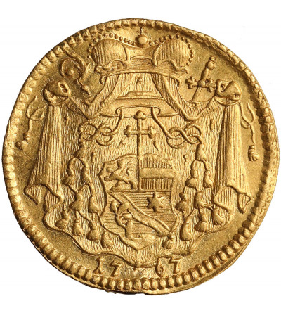 Salzburg, Bishopric. Sigismund III von Schrattenbach, 1753-1771. Ducat 1767, Salzburg